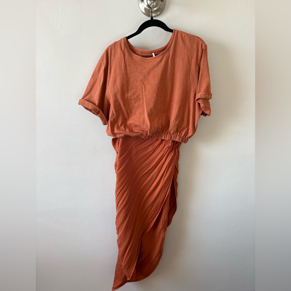 Free People Rust Orange Women's Dress
